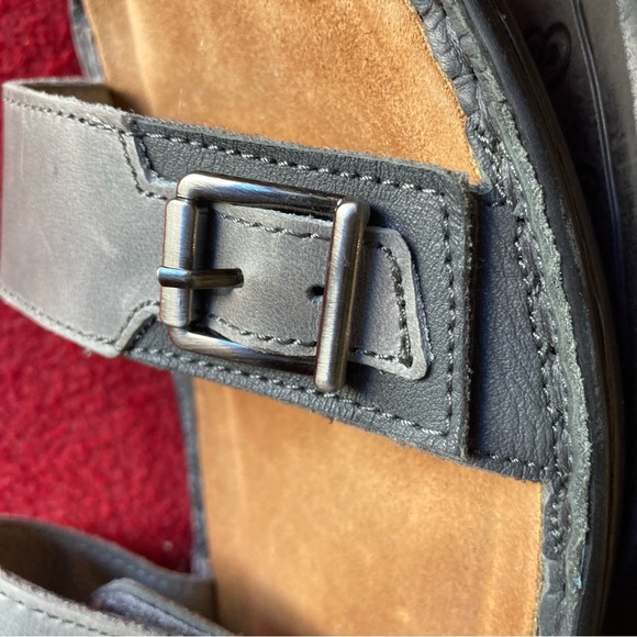 NAOT  Sz 41 Soprano Vintage Grey Removable Sole Buckle Closure Sandals - Picture 9 of 12